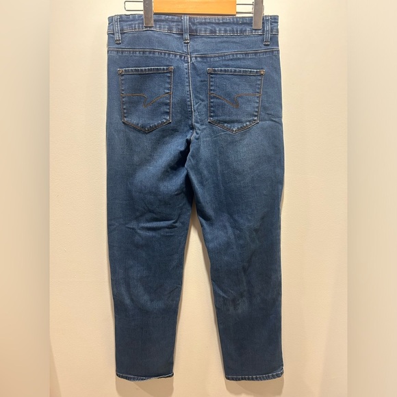 SANTANA JEANS, size 8 x 30, straight leg, button/zipper front, with pockets - Picture 5 of 6